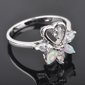 Silversmycken filled ring VIT Brand Opal