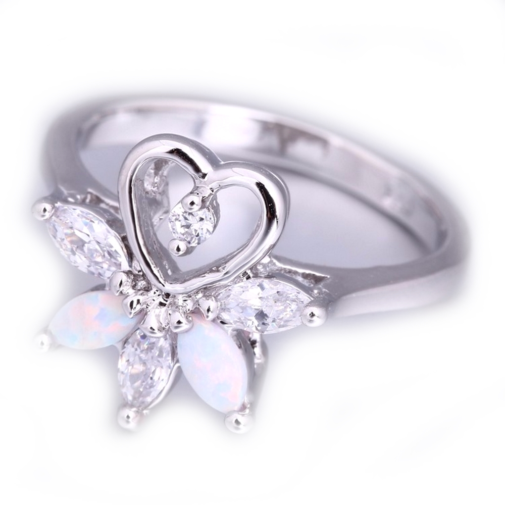 Silversmycken filled ring VIT Brand Opal