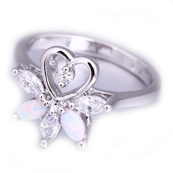 Silversmycken filled ring VIT Brand Opal