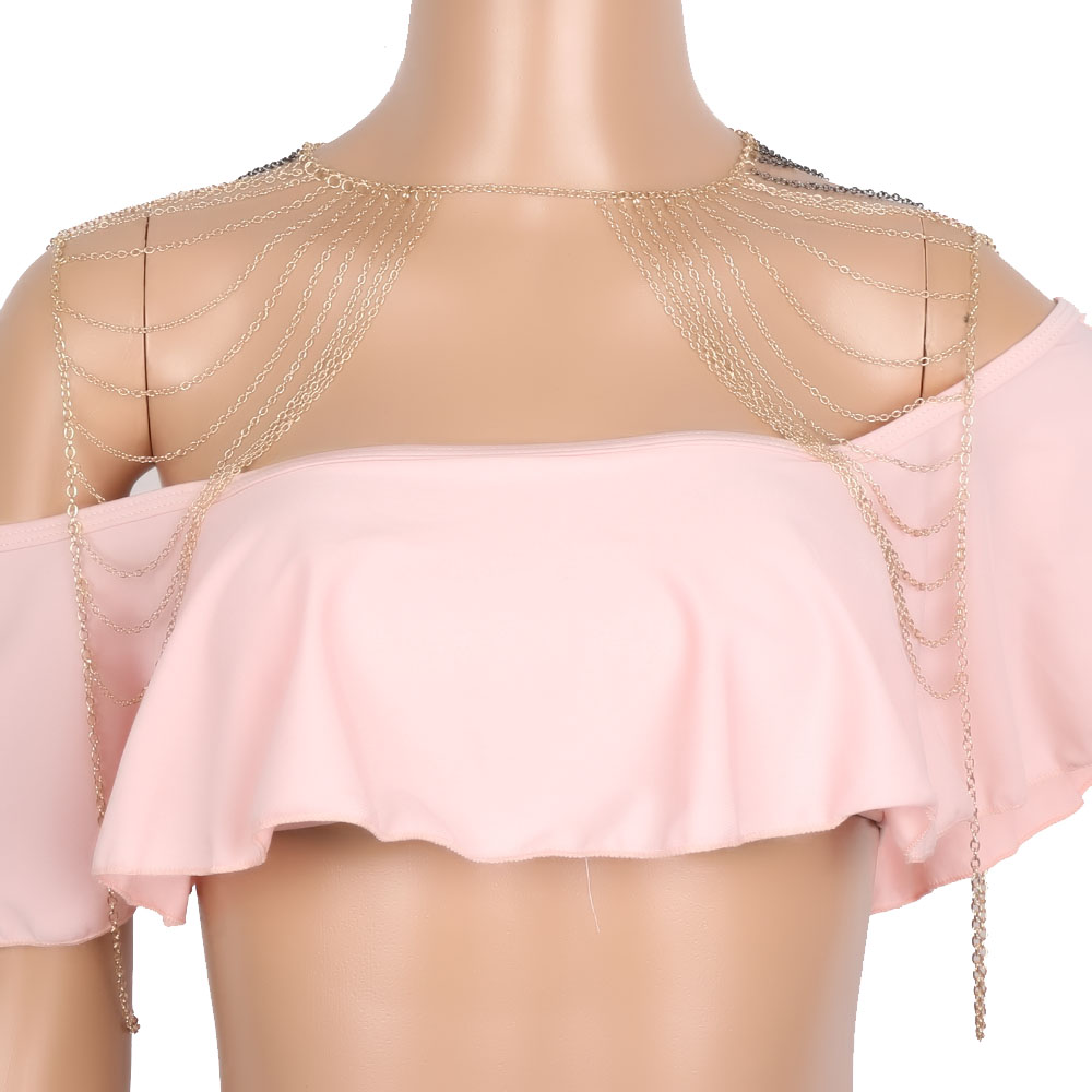 Necklace Body Chain Multi Layers Tassel  - 2