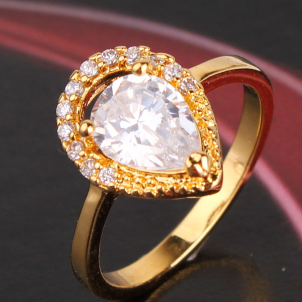 18K Gold Filled TOPAZ ring  - 5