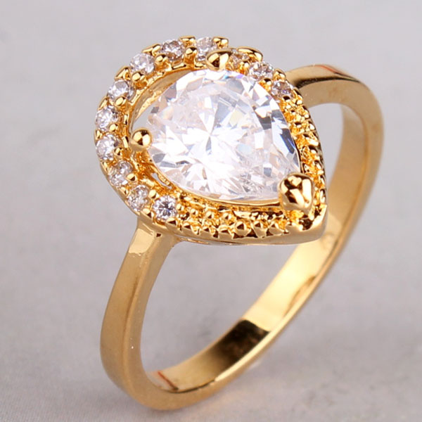 18K Gold Filled TOPAZ ring  - 3