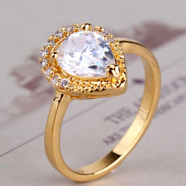 18K Gold Filled TOPAZ ring  - 4