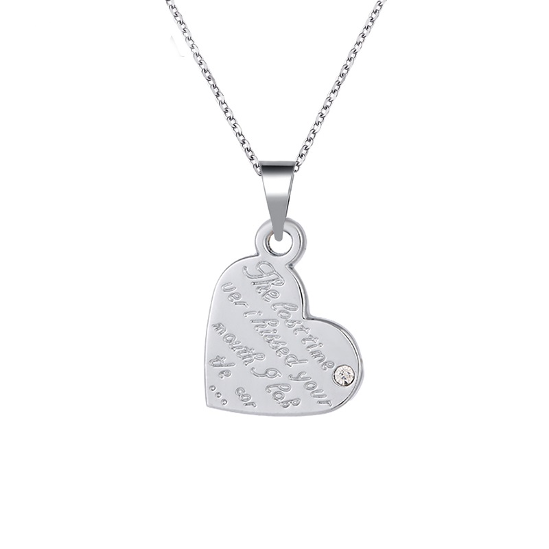 Stainless steel necklace Pendant Set - 4