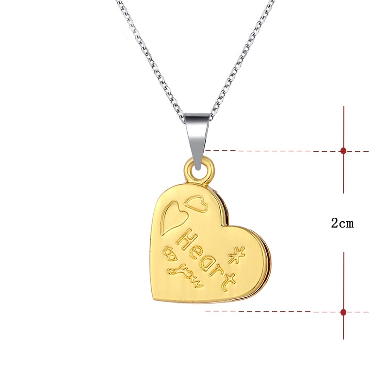 Stainless steel necklace Pendant Set - 5