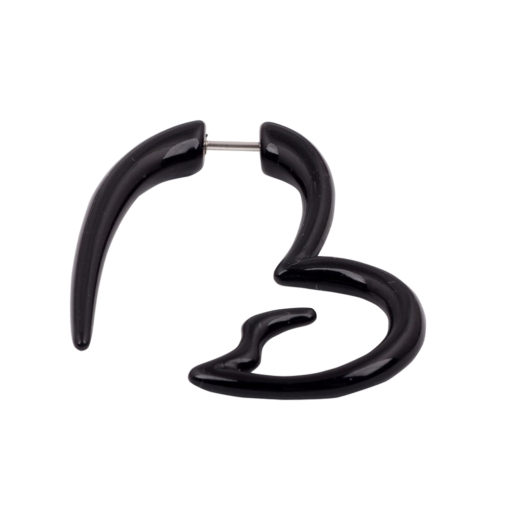 Fake spiral öron taper öron expandrar piercing par (2ST) - 3