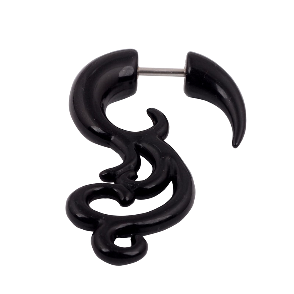Fake spiral öron taper öron expandrar piercing par (2ST) - 10