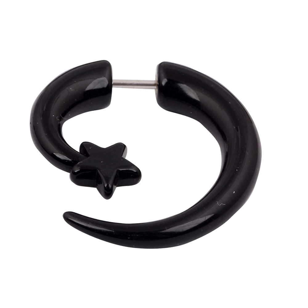 Fake spiral öron taper öron expandrar piercing par (2ST) - 9