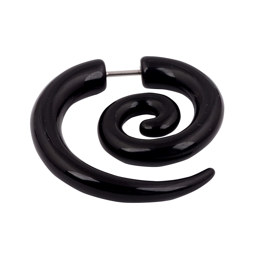 Fake spiral öron taper öron expandrar piercing par (2ST) - 8