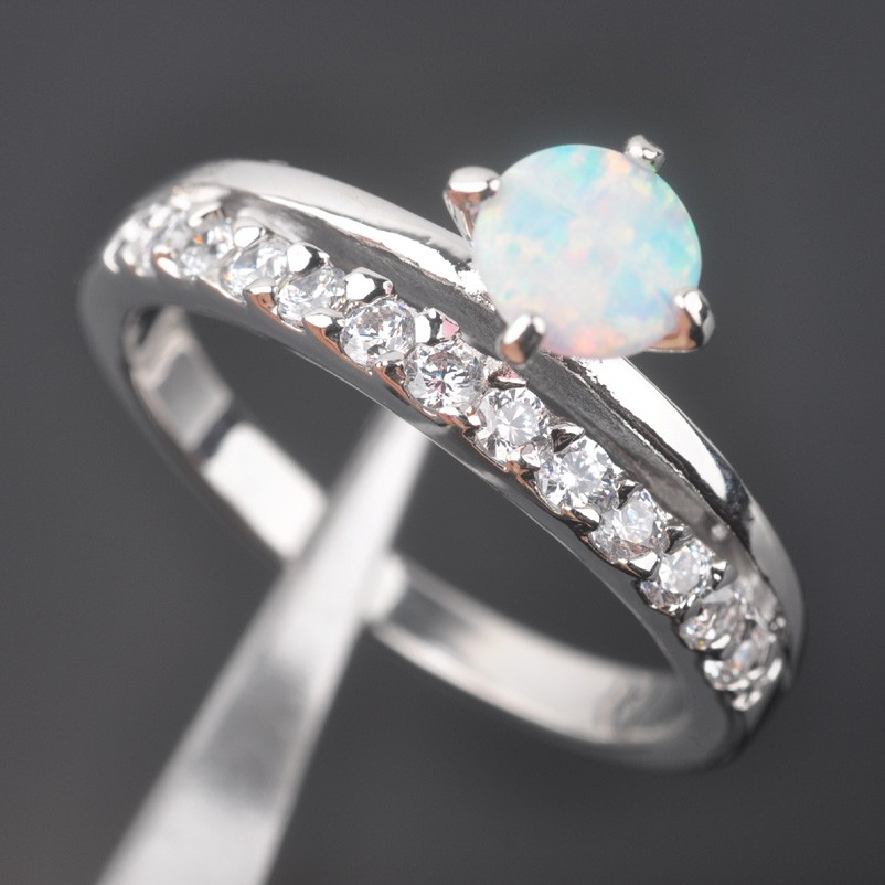Silversmycken filled ring VIT Brand Opal - 2