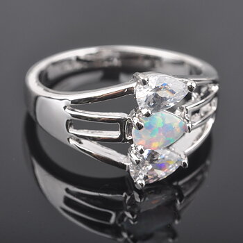Silversmycken filled ring VIT Brand Opal