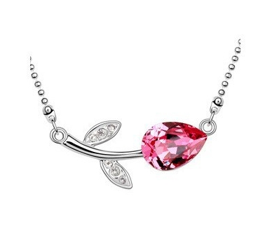 18K Gold Plated Austrian Crystal Fashion Jewelry Necklaces