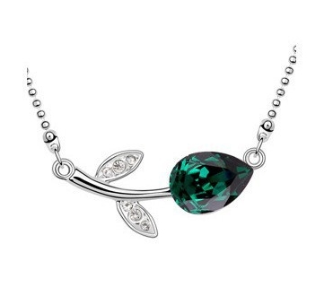 18K Gold Plated Austrian Crystal Fashion Jewelry Necklaces