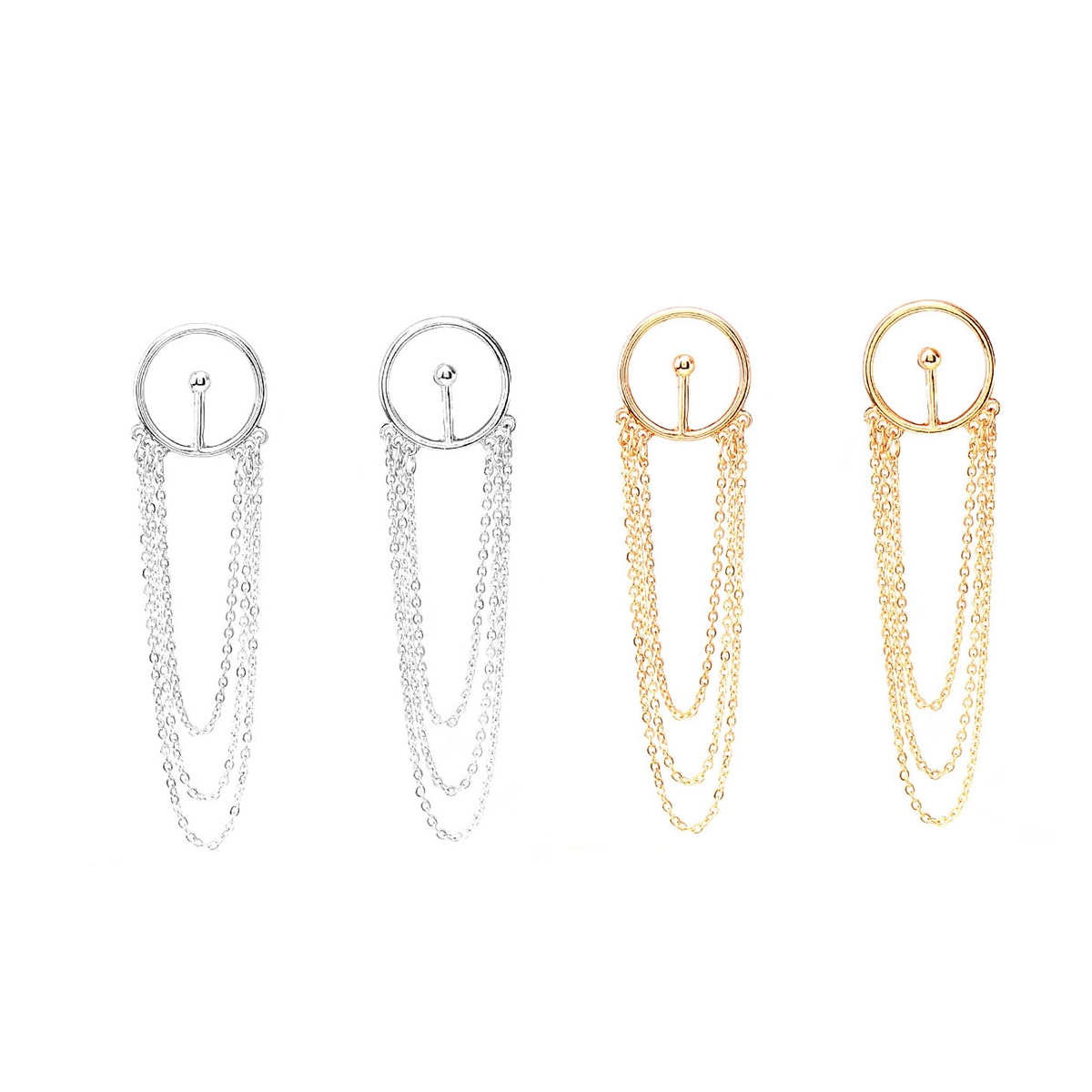 Long Chain Tassel Earring