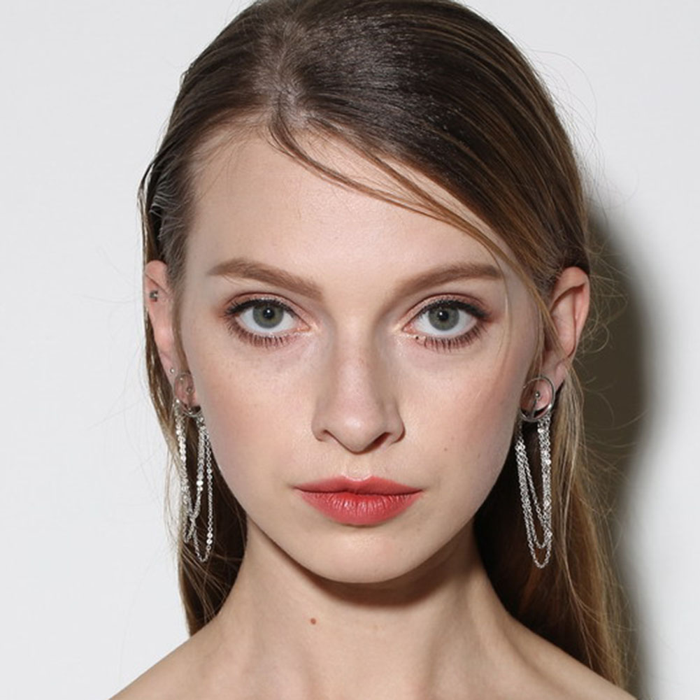 Long Chain Tassel Earring - 2