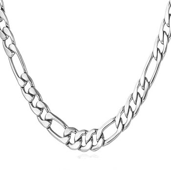 Rostfritt stål HALSBAND 10mm-500mm