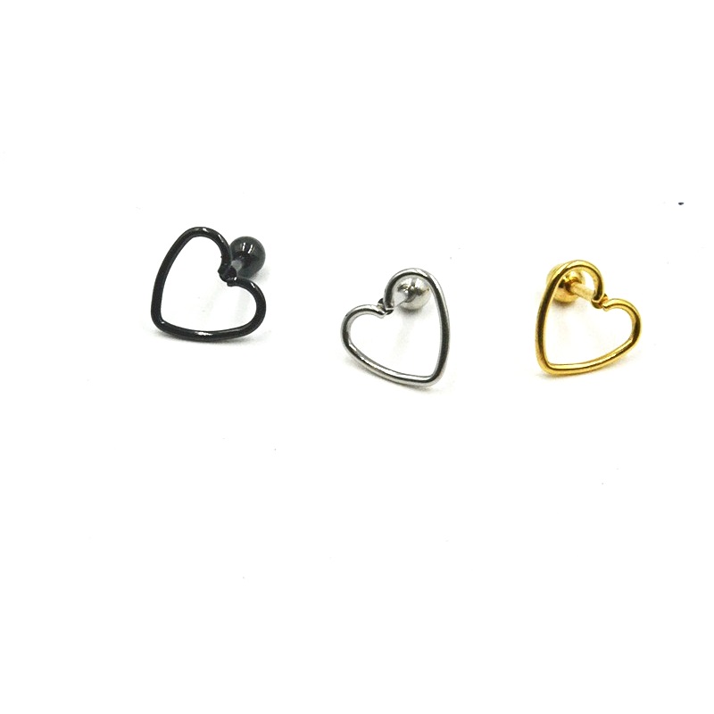 Tragus Piercing  Earring Heart  - 4