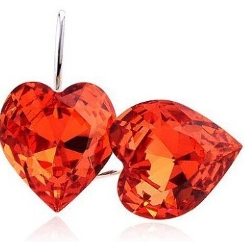 18K Gold Plated Crystal Rhinestone Jewelry  Earrings