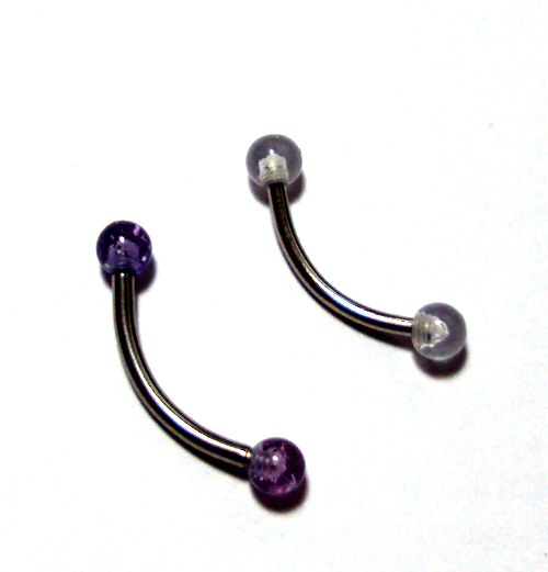 Eyebrow Rings Banana Piercing - 2