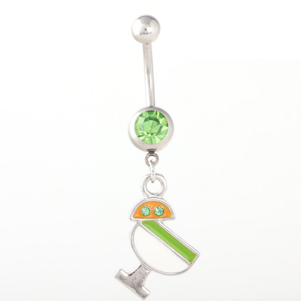 Navel Belly Button Ring Body Piercing  Lemon Cup