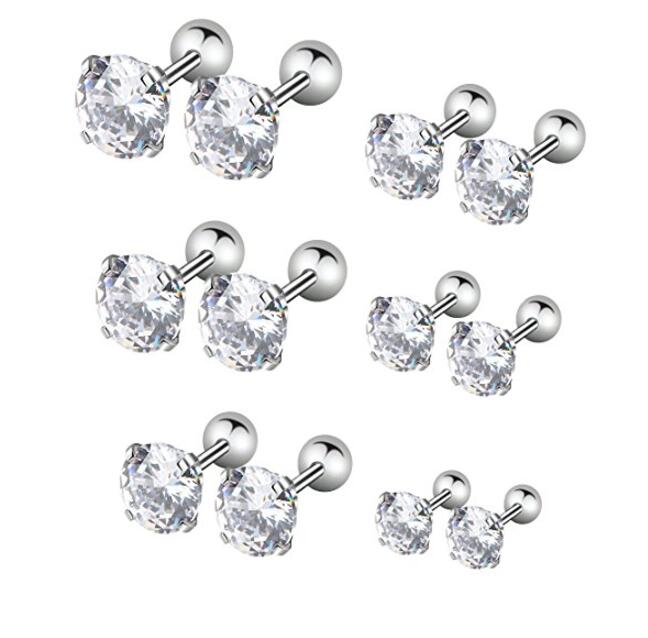  Tragus Piercing  Örhänge 1st CZ