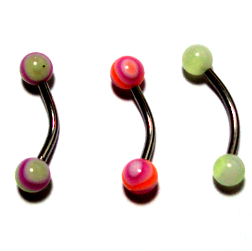 Eyebrow Rings Banana Piercing