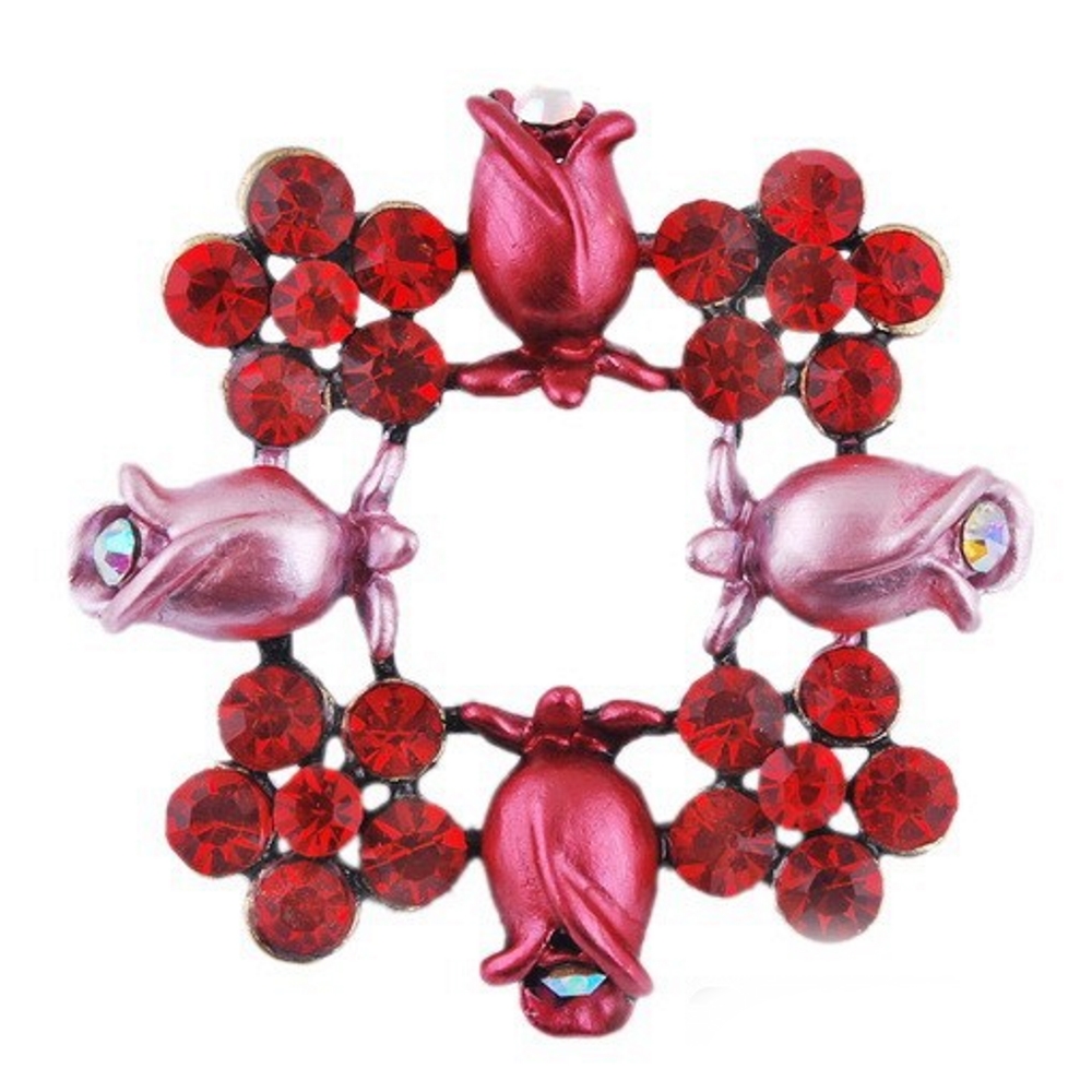 Brosch kristall BLOMMA - 4