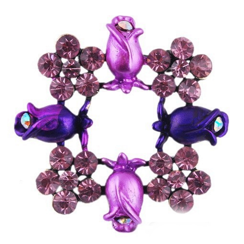 Brosch kristall BLOMMA - 5