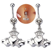 Navel Jewelry piercing 316L Stainless Steel Heart