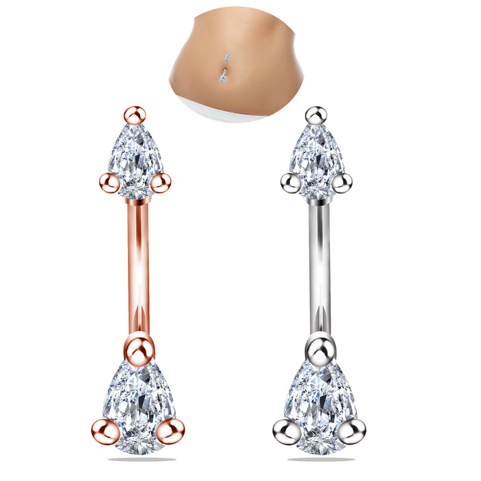 Navelpiercing CZ 
