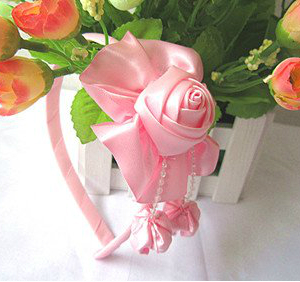 Kids, Girls, Princess Rose Flower Headbands, Hair Accessories - 2