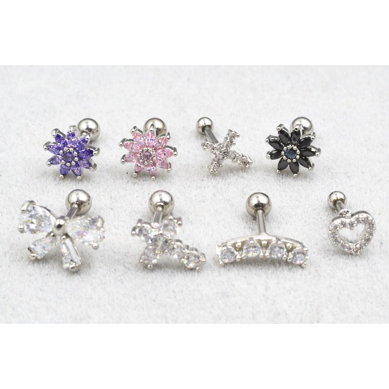 Tragus Piercing  Earring CZ - 4