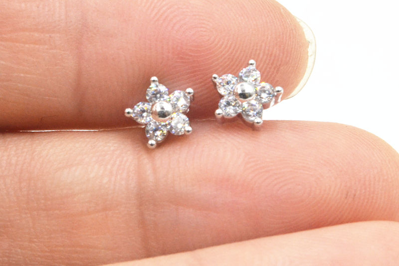 Tragus Piercing  Earring CZ - 6