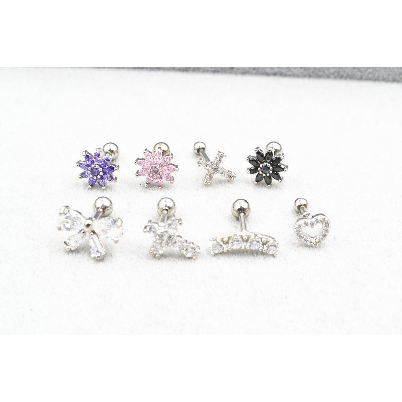 Tragus Piercing  Earring CZ - 3