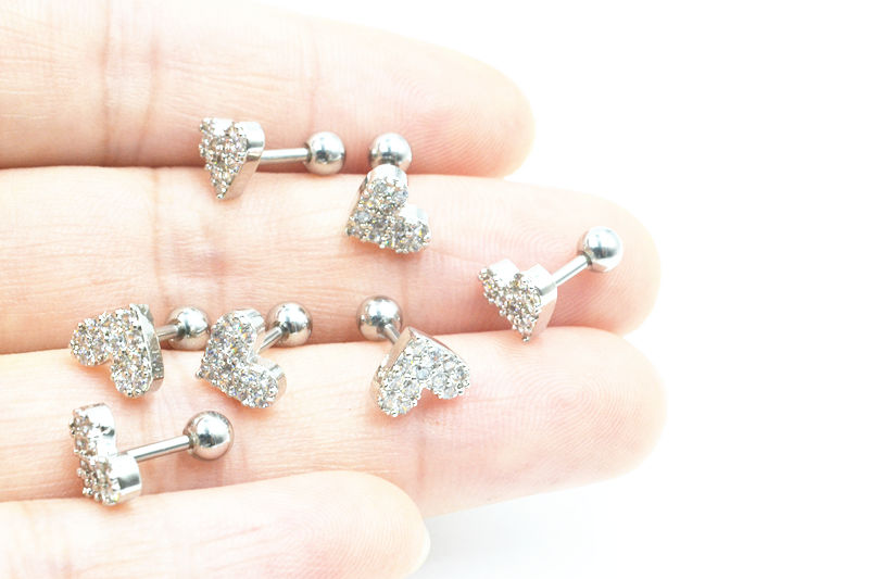 Tragus Piercing  Earring CZ - 10