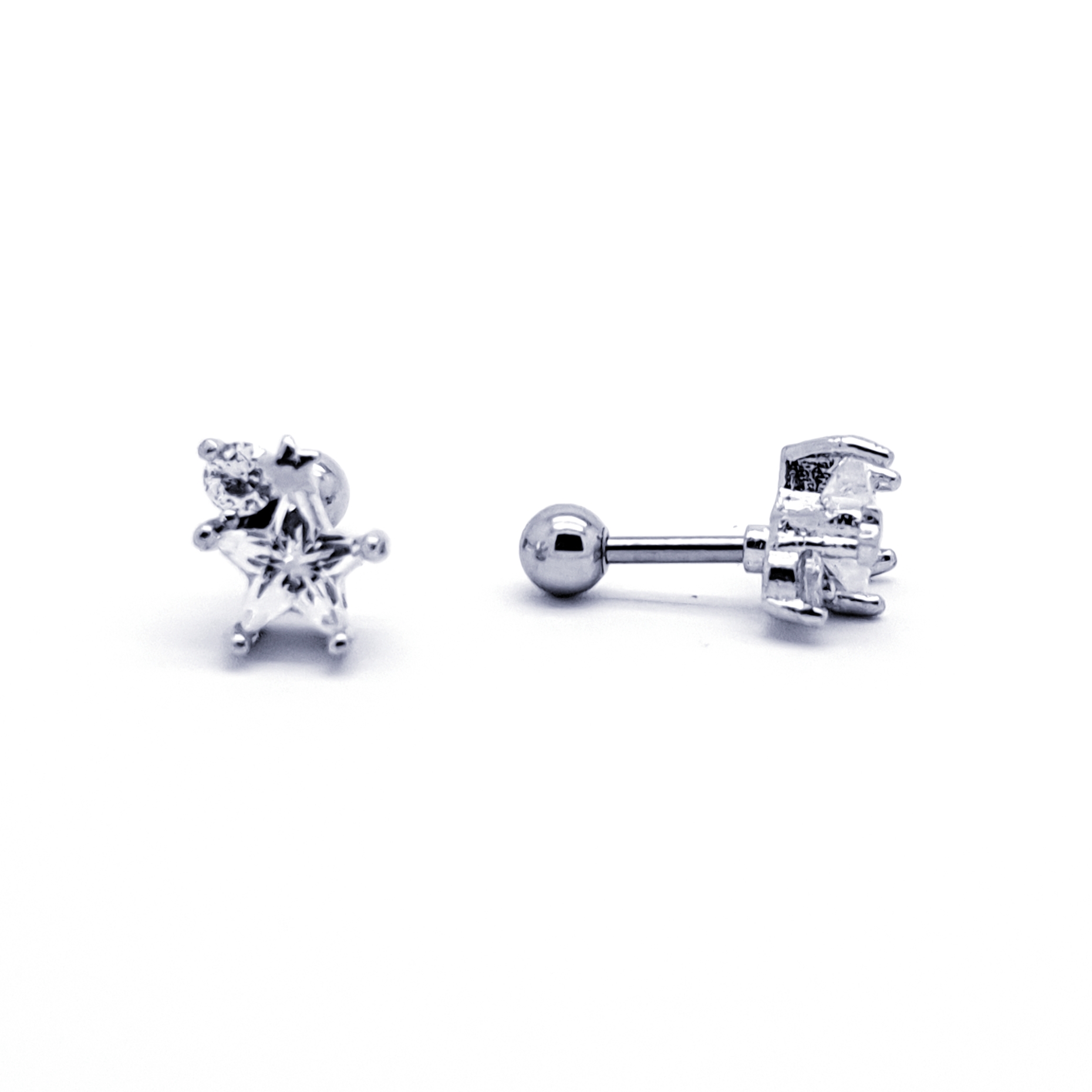  Tragus Piercing  Örhänge CZ 1st - 2
