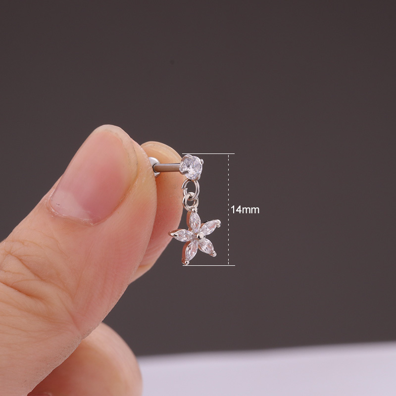  Tragus Piercing  Örhänge 1st CZ - 4