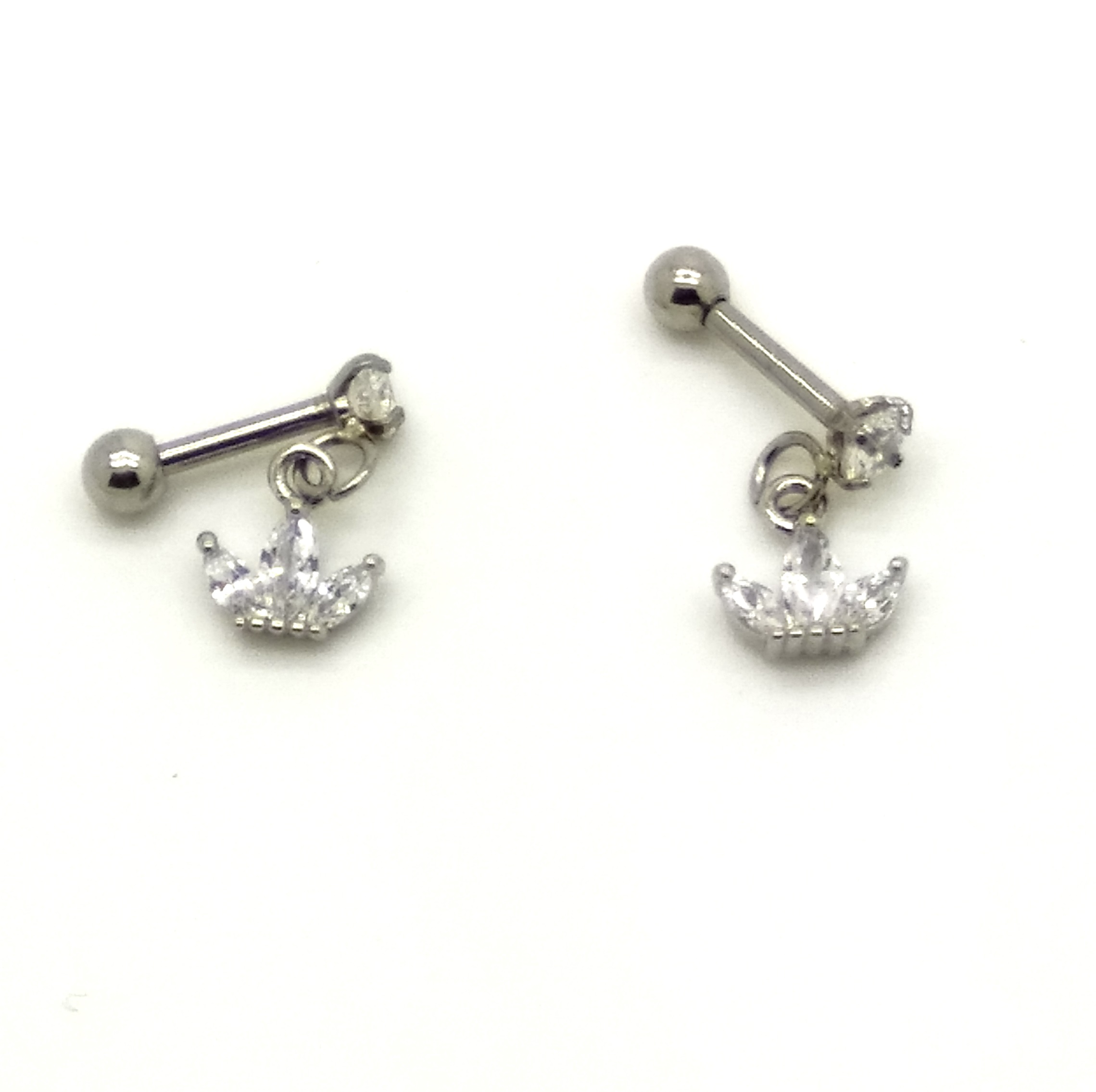  Tragus Piercing  Örhänge 1st CZ - 8