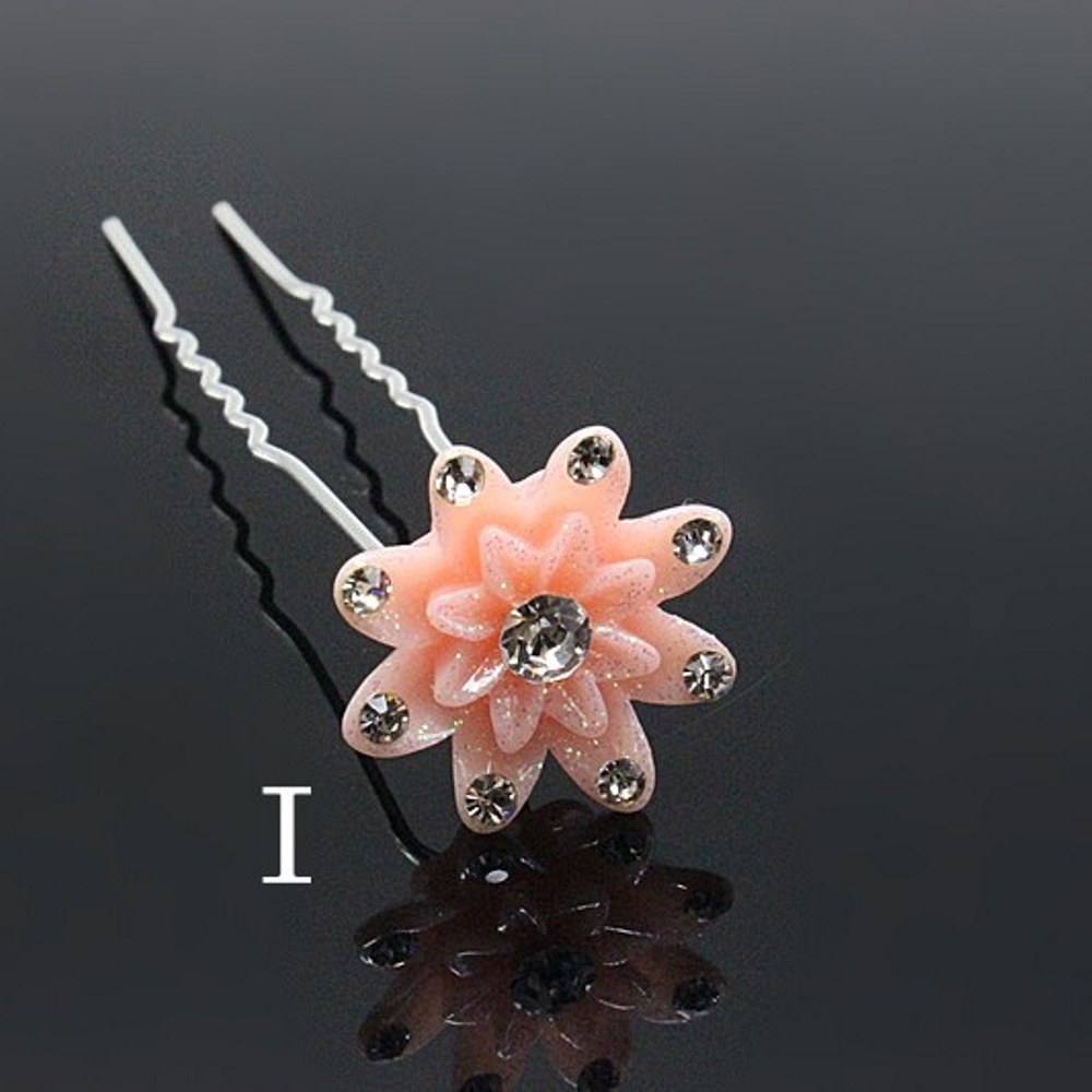 Flower Hair Pins Wedding - 4