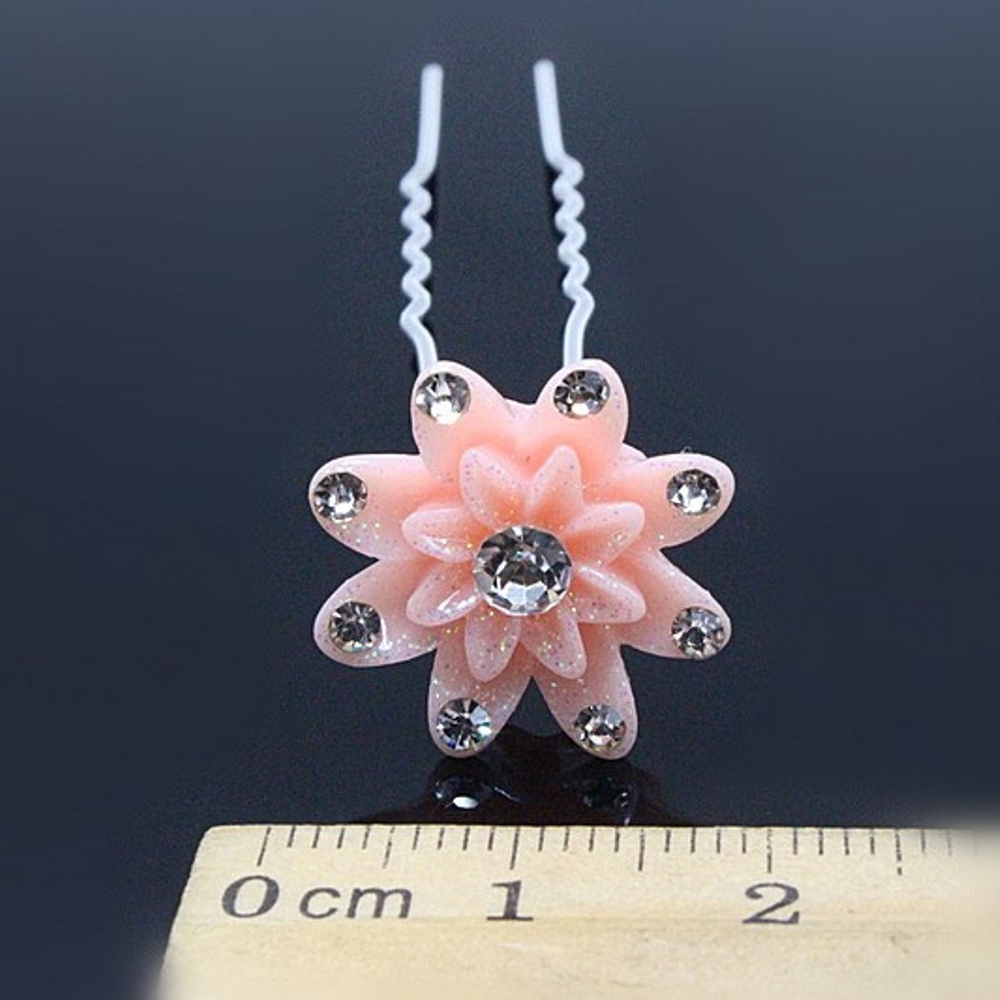 Flower Hair Pins Wedding - 6
