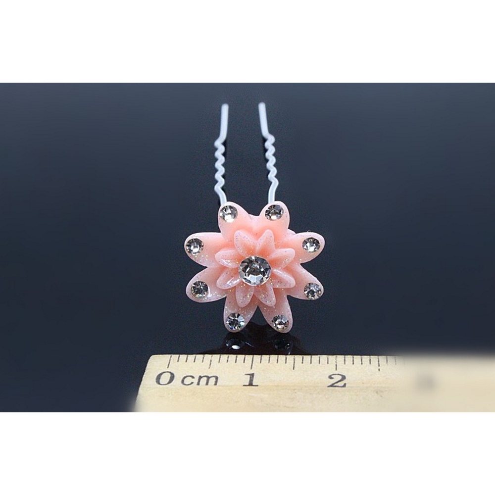 Flower Hair Pins Wedding - 2