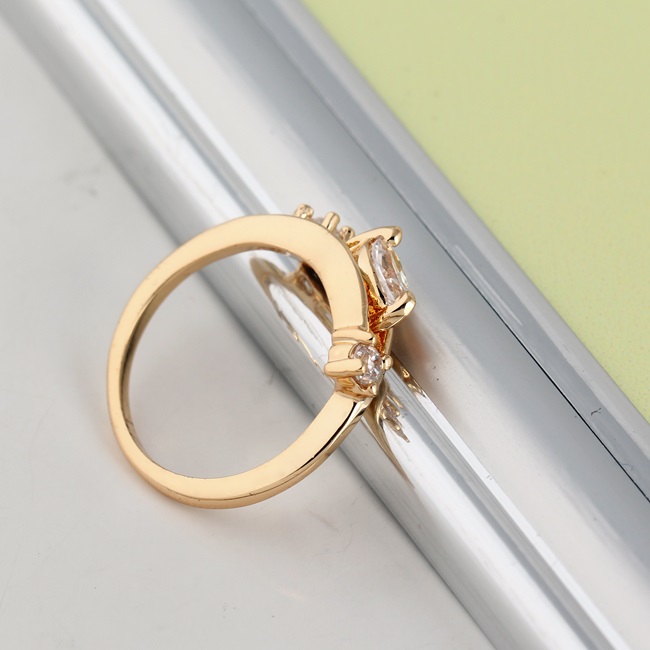 18K Gold Filled RING CZ - 3