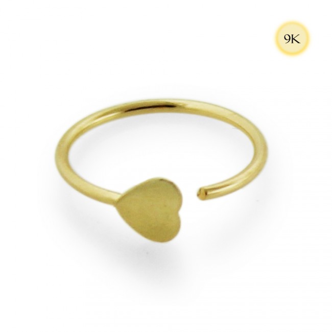 9K Gul guld näsa piercing