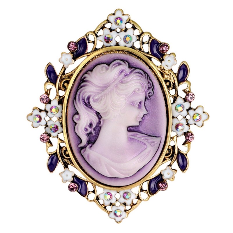 Vintage Cameo Elegant Brooch