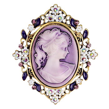 Vintage Cameo Elegant Brooch