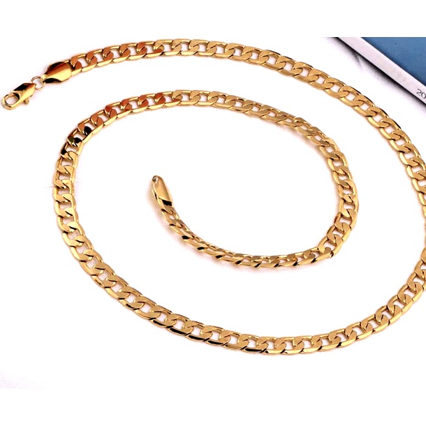 18K Guldfyllda Guld Filled HALSBAND 45CM*10MM - 3