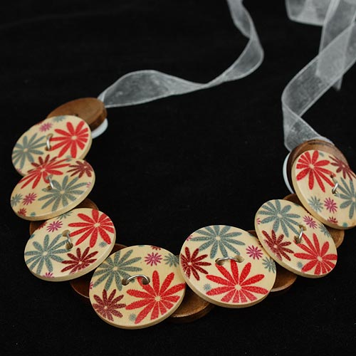 Necklace Button Designs - 3