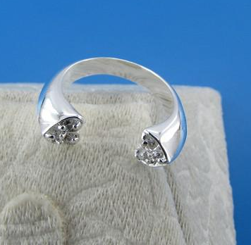  SILVER filled RING