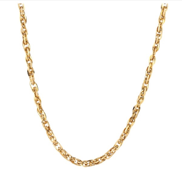 Rostfritt stål HALSBAND 4*500mm