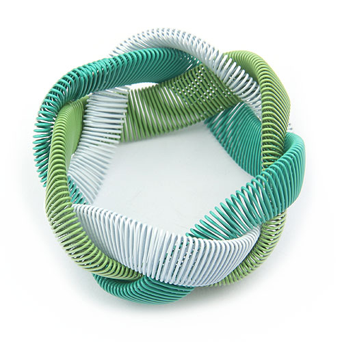 Multicolor Spring Form Armband - 2